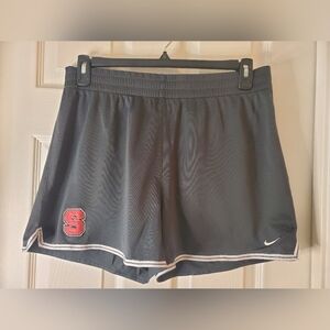 Nike Womens L Gray NC State Athletic Shorts